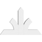 Ekena Millwork Richland Architectural Grade PVC Gable Bracket, 48"W x 32"H x 6"D x 6"F, 16/12 Pitch GBP048X32X0606RIC00 - alternate 4